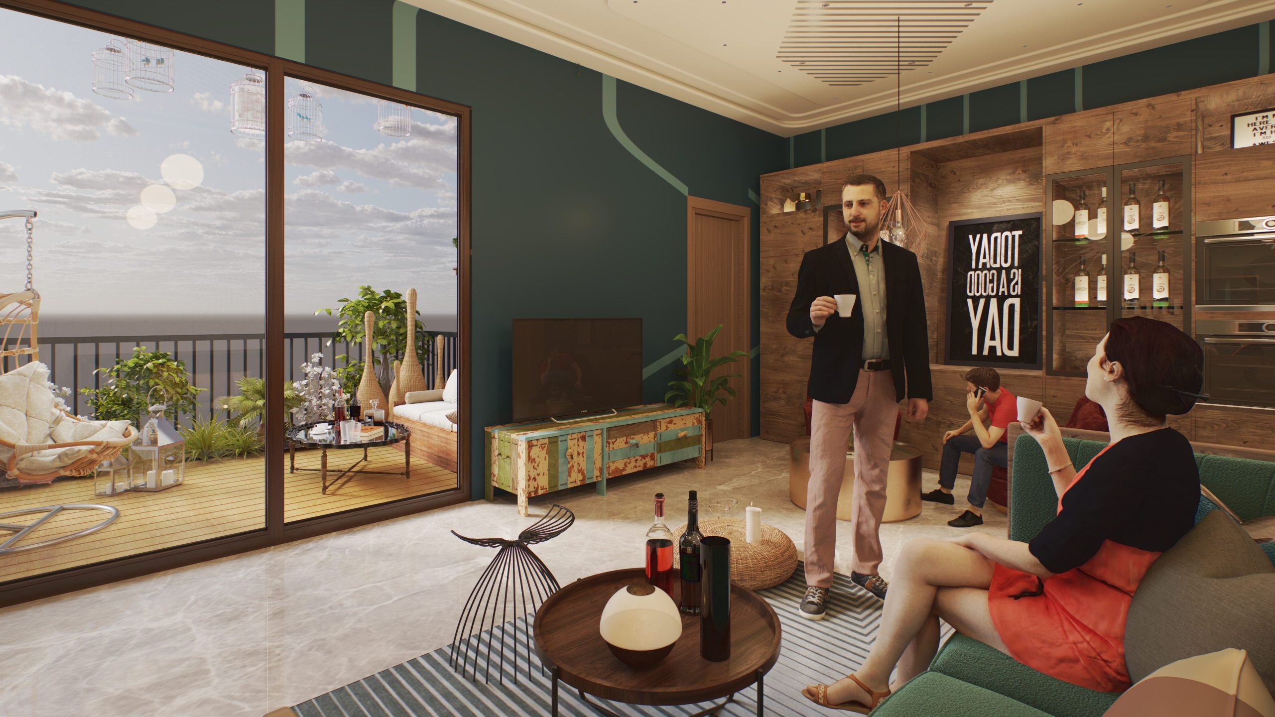 Kedia Homes - Sezasthan Party room_2